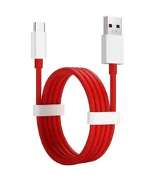 QOCXRRIN WARP/Dash Type-C Fast Charging Cable for OnePlus (Red)
