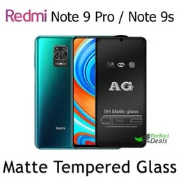 Redmi Note 9 Pro Note 9s Stylish Full Cover Matte Texture MTB tempered Glass Protector Frosted Glass for Xiaomi Mi Redmi Note 9 Pro and Redmi Note 9s