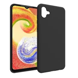 Samsung A04E Soft Black Matte Back cover for Samsung A04E