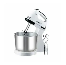 SOKANY SK-6620 2L Durable Hand Mixer with Stainless Steel Bowl, Efficient Mixing Appliance, 7 Speed Control For Mixing
