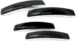 Universal Anti Scratch I Pop Car Door Edge Guard Bumper Scratch Protector Compatible with All Cars Black Colour (Set of 4)