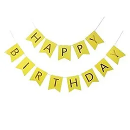 Bunting Banner HAPPY BIRTHDAY Letter Flag Banner multi colors