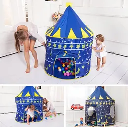 Kids Pop Up Wizard Princess Castle Tent – Indoor & Outdoor Playhouse Toy for Children