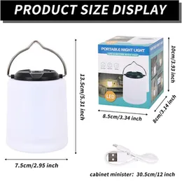 Camping Light LED USB Rechargeable Portable Lantern Lamp
