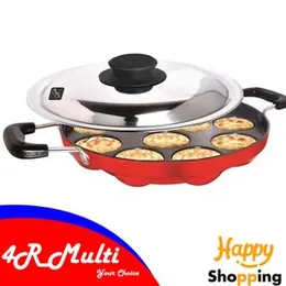 Non - Stick Cookware Appam Patra - 12 With Handle