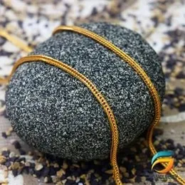 Gold Plated 02mm Fox Chain Guaranteed 18/24 inch Stylish Design For Women.