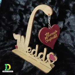 Customized Love Wedd heart Wooden Wedding Gift With Your Text For anniversary gift wedding gift lover gift valentine gift