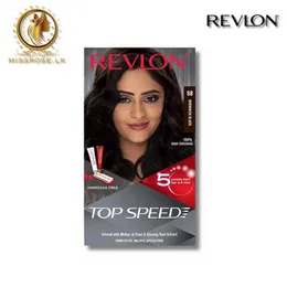 Revlon Top Speed Hair color For Shine Hair, Brownish Black 68