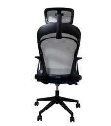 GREY/BLUE HIGH-BACK MESH MANAGER CHAIR A100