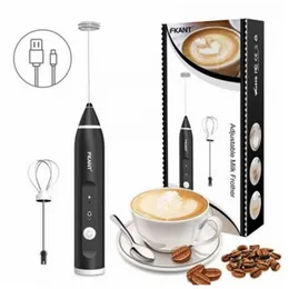EIMELI Milk Frother Handheld USB Rechargeable Electric Foam Maker