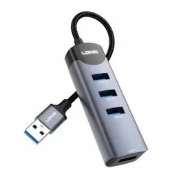 LDNIO DS-134C USB-C 4-IN-1 Hub | USB-C to 4x USB 3.0 Ports Adapter