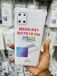 Ultra Thick Soft Transparent Back Cover For Samsung galaxy note 10 lite