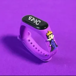 Disney Children’s Digital Watch with Purple Silicone Band & Evil Queen Character Charm