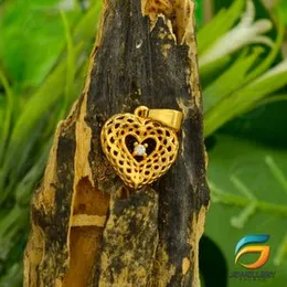 Gold Plated  Love Waffle Pendant Guarantee Fashion and Stylish Design for Women.