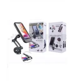 Bicycle Motorcycle Waterproof Cell Phone Case Handlebar Holder Mount