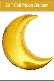 18" Foil Sky Space Moon Happy Birthday Party Animal