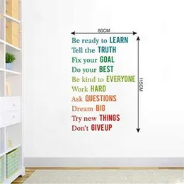 Decal O Decal ' Motivational Quotes ' Self Adhesive Wall Sticker (Pack of 2) (FROM INDIA FAAZ)