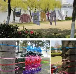 Clothes drying rope hanging clip holder dress drying travelling rope trip dryer