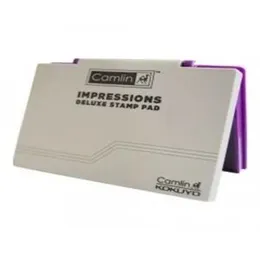 Camlin Impressions Deluxe Stamp Pad/ Ink Pad/ Seal Ink - purple