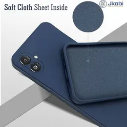 Samsung Galaxy F14 Soft matte liquid silicone Case Back Cover for Samsung galaxy F14 - Blue