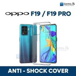 New Transparent Shockproof Bumper Case For OPPO F19 / F19 Pro Crystal Transparent Premium Quality Shockproof Protective Phone Shell OPPO F19 / F19 Pro