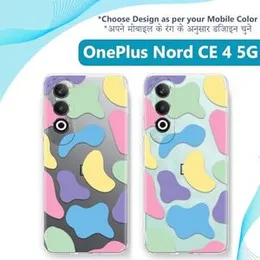Fashionury Back Cover for OnePlus Nord CE 4 5G Designer| Printed | Transparent| Flexible| Silicon Cover for OnePlus Nord CE4 5G -D1111 (FROM INDIA FAA