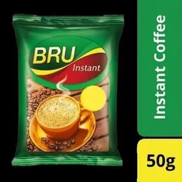 Bru Instant Coffee Sachets 1.2g × 12 – Rich Taste & Strong Aroma
