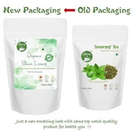 dbrew Organic Stevia Dried Leaves - 100gm | Natural Sweetener | Herbal Combo of Health & Sweetness