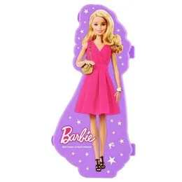 Barbie cartoon Shaped Pencil Box .
