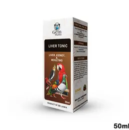 Gem Pharma Liver Tonic – 50ml for Birds Supports Liver, Kidney Function & Moulting Health