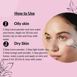 Lotus Powder by mi nature | Lotus Flower Powder | Nelumbo nucifera | 227g (8 oz)(0.5 lb) | 100% Natural | Lotus Petal Powder | Natural Conditioner | F