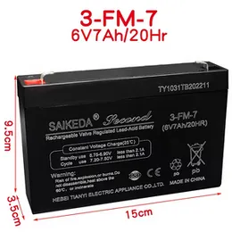 Kids Ride on Vehicle Rechargeable Battery 6V 7 AMP (SP67)