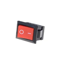 Rocker KCD1-101 ON/OFF 2 Pin Switch 6A/250V 10A/125V (Red)
