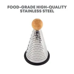 Chef grater cone type stainless steel