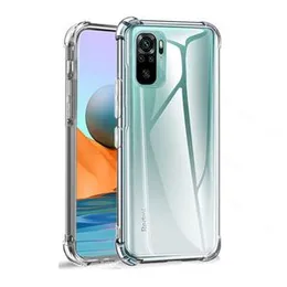 Thickballoon Shockproof Transparent Back Cover for Redmi Note 10 5G