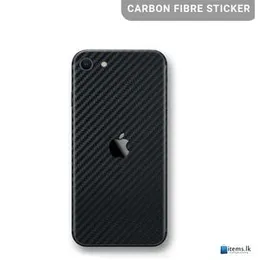 Carbon Fibre back sticker For iPhone SE 2020