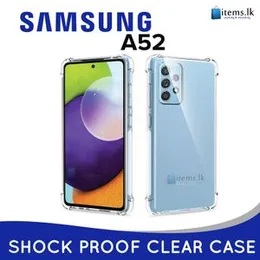 Luxury Shockproof Transparent ThickBallon Bumper Case For Samsung Galaxy A52 Crystal Transparent Premium Quality Shockproof Protective Phone Shell Sam