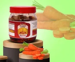 Growing Villagers Gajar Ka Achar Homemade With Traditional Taste In Less Oil | Daily Use Carrot Pickle | | Jar Of 1 Kg FROM INDIA (SAM)