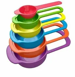 Measuring cup spoon set 6pc kitchen teaspoon scale cup set