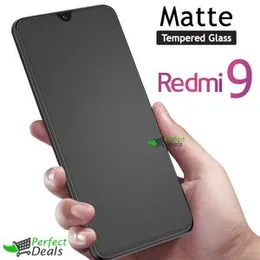 Redmi 9 Stylish Full Cover Matte Texture MTB tempered Glass Protector Redmi9 Frosted Glass for Xiaomi Mi Redmi 9