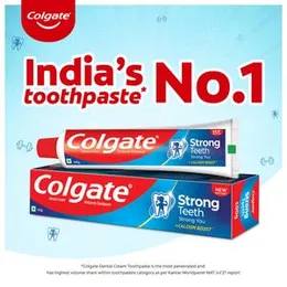 Colgate Strong Teeth Dental Cream Toothpaste Calcium Boost 100 g