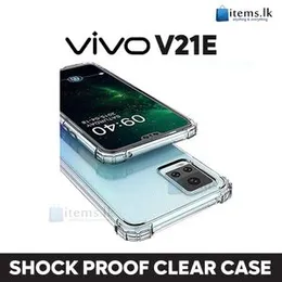 Luxury Shockproof Transparent ThickBallon Bumper Case For Vivo Y21e Crystal Transparent Premium Quality Shockproof Protective Phone Shell Vivo Y20e So