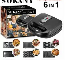 Sokany Multifunctional 6-in-1 Appliance – Premium Kitchen Tool with 1-Year Warranty