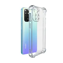 Thickballoon Shockproof Transparent Back Cover for Redmi Note 11 5G