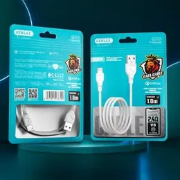 GERLAX 2.4A Micro Data Charging Cable - USB Fast Charging and Data Sync for Mobile Phones, MP3, MP4 (1M)