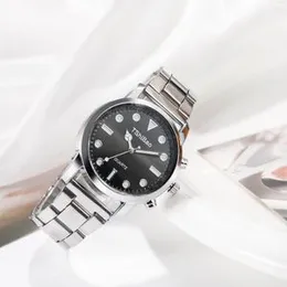 Stainless Steel / Leather Strap Luxury Men Watch Quartz Analog Business Chain Casual Wrist Watches For Boys Gents Black, White, green, blue dial watch