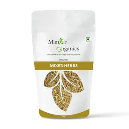 ManHar Organics Dried Mixed Herbs Seasoning: 150gm (Mix of oregano, basil, thyme, rosemary, parsley, chilli flakes, garlic powder) (Mixed herbs, 150gm
