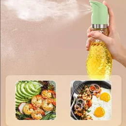 Portable Oil Spray Bottle High Quality Glass Material 21cm Height 260ml