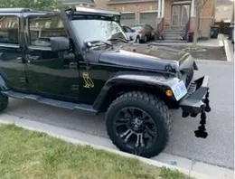 AATIRA Black Paranda For Car And Truck Najar Battu Paranda For Home Use Set Of 2