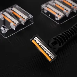 Triple Blade 1 Razor Holder 19 Head Washable Anti-Scratch Design Durable Razor Blade Portable Razor